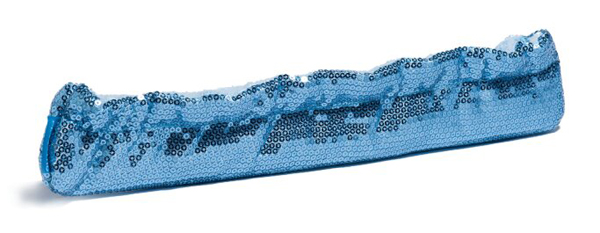 Látkové papučky svetlo modré s glitrami (GUARDOG)