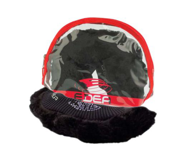 Látkové papučky zn. EDEA - MINK čierne