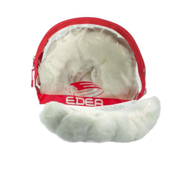 Látkové papučky zn. EDEA - MINK biele